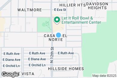 Map image of the property - 1228 E Lawrence Ln