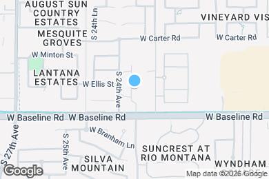 Map image of the property - 7421 S 23rd Dr