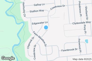 Map image of the property - 1961 Creekview Dr