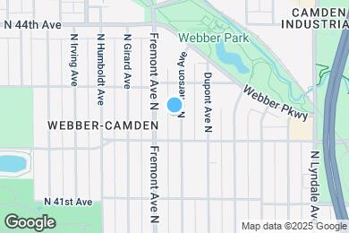 Map image of the property - 4225 Emerson Ave N