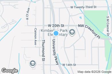 Map image of the property - 1704 Lincoln Ave