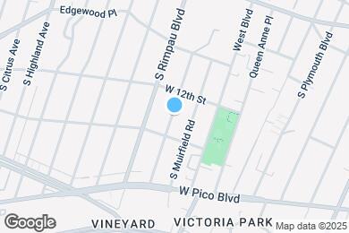 Map image of the property - 1226 S Mullen Ave
