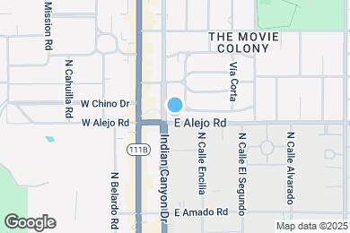 Map image of the property - 546 N Indian Canyon Dr