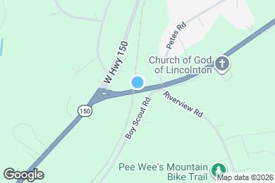 Map image of the property - 1057 North Carolina Hwy 150