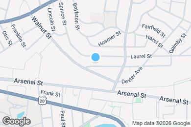Map image of the property - 22 Cypress St