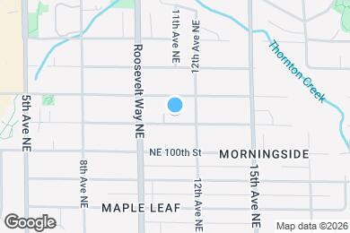 Map image of the property - 1036 NE 102nd St