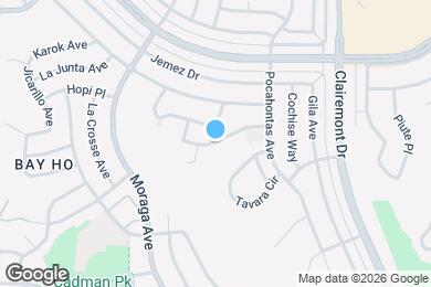 Map image of the property - 3535 Hatteras Ave