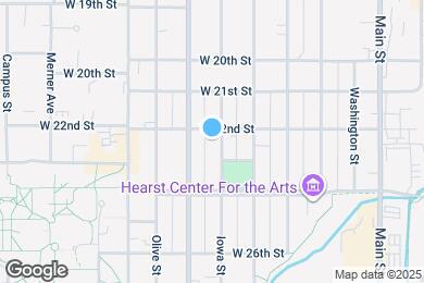 Map image of the property - 2209 Iowa St