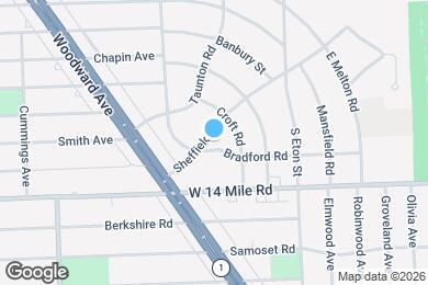 Map image of the property - 1710 Sheffield Rd