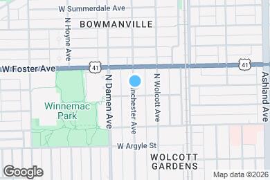 Map image of the property - 5115 N Winchester Ave