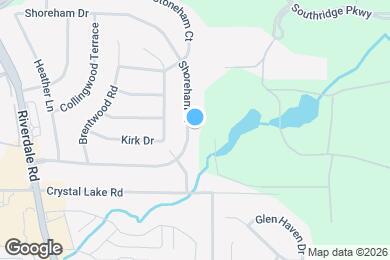 Map image of the property - 1201 Shoreham Dr