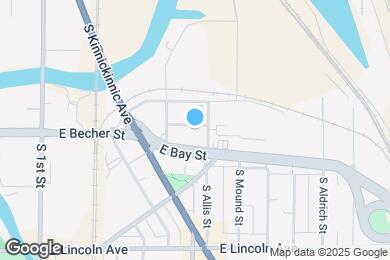 Map image of the property - 385 E Becher St