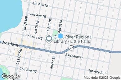 Map image of the property - 403 1st Ave NE