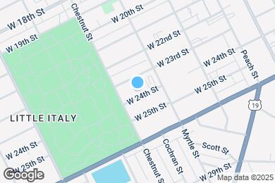 Map image of the property - 340 W 24th St