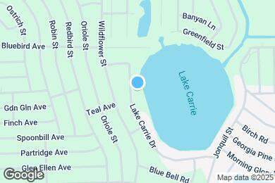 Map image of the property - 1028 Lake Carrie Dr