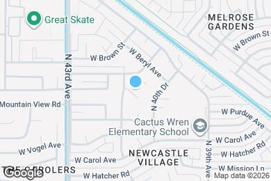 Map image of the property - 4120 W Ironwood Dr