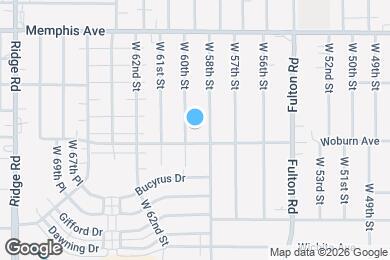 Map image of the property - 4397 W 60th St