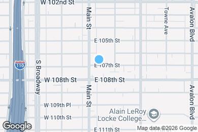 Map image of the property - 120 E 107th St
