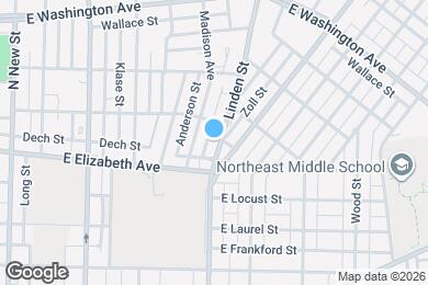 Map image of the property - 1331 Linden St
