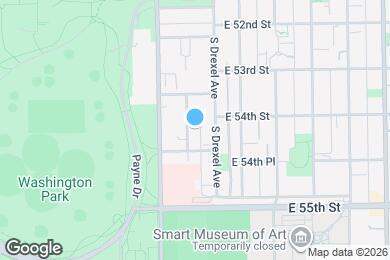 Map image of the property - 5339 S Maryland Ave
