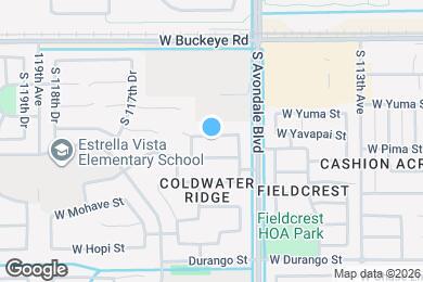 Map image of the property - 11577 W Yuma St