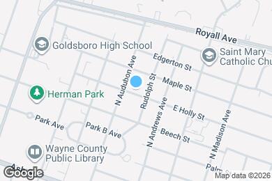 Map image of the property - 1307 E Holly St