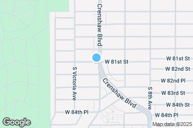 Map image of the property - 8101 Crenshaw Blvd