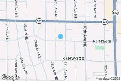Map image of the property - 2546 NE 143rd St