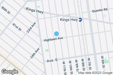 Map image of the property - 55 Highlawn Ave