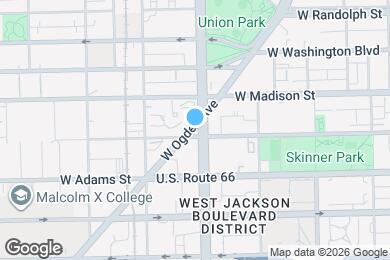 Map image of the property - 36 S Ashland Ave