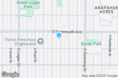 Map image of the property - 3139 S Emerson St