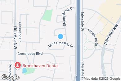 Map image of the property - 3213 Dove Crossing Dr