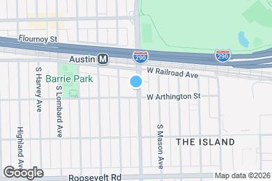 Map image of the property - 832 S Austin Blvd