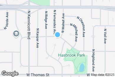 Map image of the property - 607 W Maude Ave