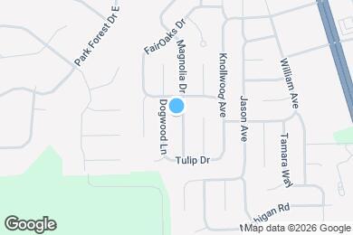 Map image of the property - 4036 Magnolia Dr