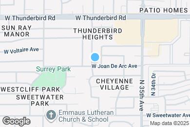 Map image of the property - 13401 N 37th Ave