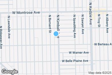 Map image of the property - 4224 N Kimball Ave