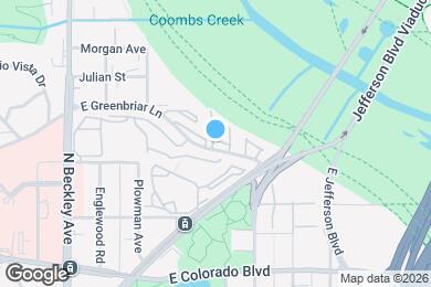 Map image of the property - 381 E Greenbriar Ln