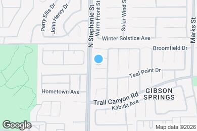 Map image of the property - 1158 Toro Hills Ct