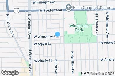 Map image of the property - 2221 W Winnemac Ave