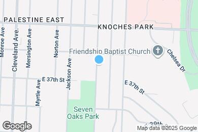 Map image of the property - 3621 Kensington Ave
