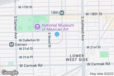 Map image of the property - 1732 W Cullerton St