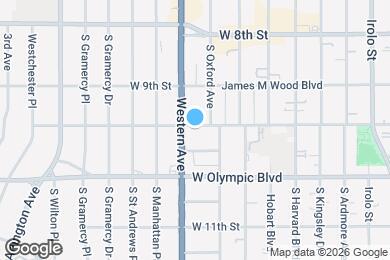 Map image of the property - 3480 San Marino St