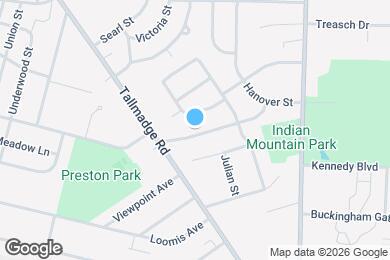 Map image of the property - 821 Davis Ave