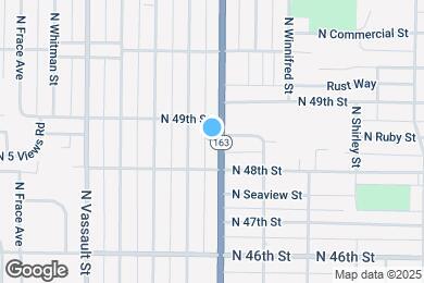 Map image of the property - 4818 N Pearl St