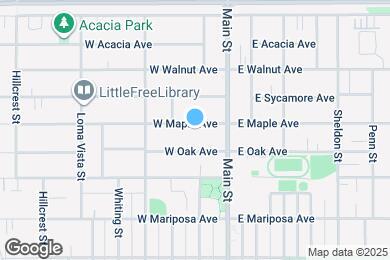 Map image of the property - 206 W Maple Ave