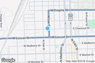 Map image of the property - 710 N Lee St