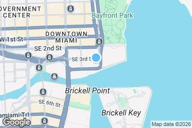 Map image of the property - 300 S BISCAYNE