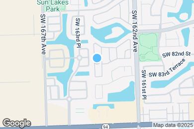 Map image of the property - 8201 SW 163rd Pl