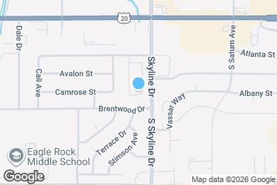 Map image of the property - Idaho Falls Skyline, LLC